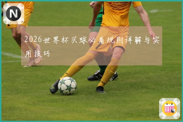 2026世界杯买球必看规则详解与实用技巧